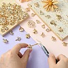 150Pcs 15 Styles Rack Plating Iron Pendants IFIN-YW0003-54-5