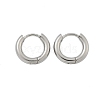 Tarnish Resistant 304 Stainless Steel Huggie Hoop Earrings X-EJEW-F111B-13mm-P-2