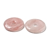 Natural Rose Quartz Pendants G-P532-01A-01-2