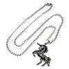 304 Stainless Steel Pendant Necklaces NJEW-C066-13P-2