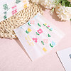 200Pcs OPP Flower Nougat Candy Packaging Bags ABAG-WH0039-28-4