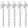 10Pcs Alloy Bookmarks AJEW-SC0003-51P-1
