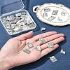 60Pcs Tibetan Style Alloy Pendants for Teachers' Day TIBEP-FS0001-22-10