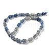 Dyed & Heated Natural Blue Aventurine Beads Strands G-C039-A10-3