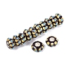 Handmade Lampwork & Brass Core European Beads LAMP-N044-13S-01-2