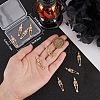 10Pcs Halloween Themed Brass Pendants KK-BBC0015-68C-3
