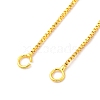 1MM Brass Box Chain Necklace Making NJEW-D302-79G-2