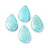 Synthetic Turquoise Big Pendants TURQ-L031-022-1