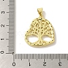 Brass Micro Pave Cubic Zirconia Pendants KK-Z042-21G-01-3