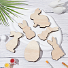 MAYJOYDIY US Unfinished Wooden Cutouts DIY-MA0002-34-3