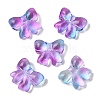 Transparent Spray Paint Glass Beads GLAA-Z011-02E-1