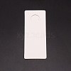 Blank Paper Keyring Display Card DIY-WH0315-02-1