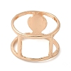 Alloy with Turquoise Round Finger Ring for Women FS-WGC40FF-04-3