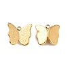 Ion Plating(IP) 304 Stainless Steel Charms STAS-D051-23G-1