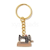 Alloy Enamel Keychain Pendant KEYC-JKC00744-01-1