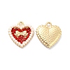 Alloy Rhinestone Pendants ALRI-E006-02LG-2