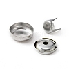 Aluminum Cap Top Buttons BUTT-WH0015-62A-2