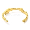 304 Stainless Steel Cuff Bangles for Women BJEW-D038-01G-3