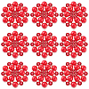 AHADERMAKER 20pcs Alloy Rhinestone Cabochons ALRI-GA0001-08B-1