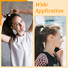 10Bags 10 Styles Metal Elastic Hair Ties Findings OHAR-ME0001-15-5
