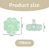 100Pcs Transparent Spray Painted Glass Beads GLAA-DC0001-61B-2