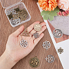 SUNNYCLUE DIY 20Pcs 10 Style Tibetan Style Alloy Pendants PALLOY-SC0004-11-3