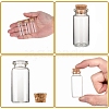 Glass Jar Bead Containers CON-Q004-3