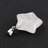 Natural Quartz Crystal Pendants G-I319-01P-04-3