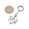 201 Stainless Steel Macrame Chain Pouch Empty Stone Holder Pendant Decoration HJEW-JM02292-3