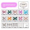 Imitation Opalite Glass Beads Kit for Necklace Bracelets Dangle Earrings Making DIY-YW0004-22-2