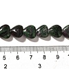 Natural Ruby in Zoisite Beads Strands G-R190-10mm-60-5