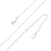 Brass Cable Chain Necklaces for Women Men KK-B129-30S-4