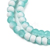 Frosted Crackle Glass Beads X1-GLAA-U001-4mm-M02-2