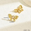 Fashionable 201 Stainless Steel Stud Earrings BN2349-1-2