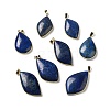 Natural Lapis Lazuli Dyed Pendants G-R486-03G-B-1