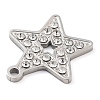 304 Stainless Steel Pendants STAS-M076-08P-2