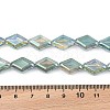 Electroplate Glass Beads Strands EGLA-B010-01A-FR02-4