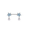 316L Surgical Stainless Steel Nipple Rings WGBF921-10-1