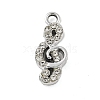 Alloy Rhinestone Pendants PALLOY-P308-02P-1