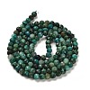 Natural Chrysocolla Beads Strands G-K373-B07-03-3