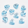 Faceted Glass Rhinestone Charms RGLA-F054-8x8-202-1