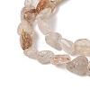 Natural Thousand Layer Phantom Quartz Layered Lodolite Quartz Thousand Layer Garden Quartz Beads Strands GG-CBAC13F-A04-01-4