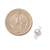 16Pcs 2 Colors Natural Cultured Freshwater Pearl Potato Connector Charms PALLOY-JF04663-3
