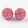 Grade A Rhinestone Pave Disco Ball Beads LS-RB-Q104-6-2