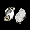 Glass Connector Charms GLAA-A006-14B-2