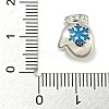 Anti-Tarnish 925 Sterling Silver Micro Pave Cubic Zirconia European Bead STER-Z010-01P-01-3