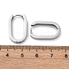 Tarnish Resistant 304 Stainless Steel Huggie Hoop Earrings LS-STAS-H156-11C-P-3
