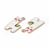 Alloy Enamel Pendants ENAM-C006-03KCG-03-3