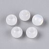 Natural White Agate European Beads G-Q602-09A-02-1