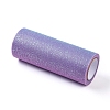 Rainbow Glitter Netting Fabric Sparkling Tulle Roll OCOR-WH0032-48-2